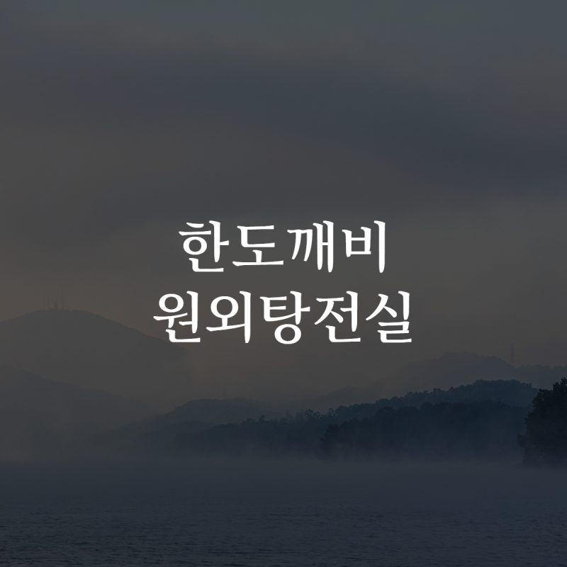 한도깨비 원외탕전실 WEB 화면